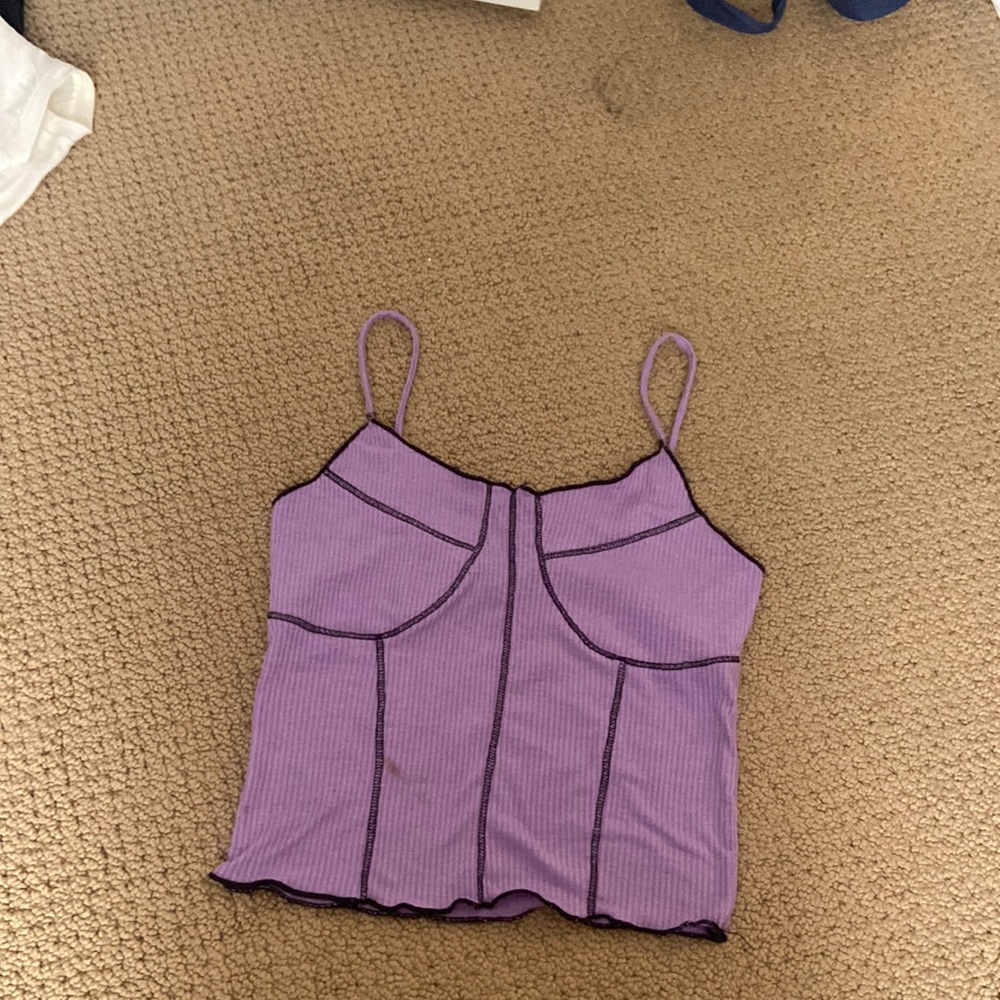 Purple y2k tank